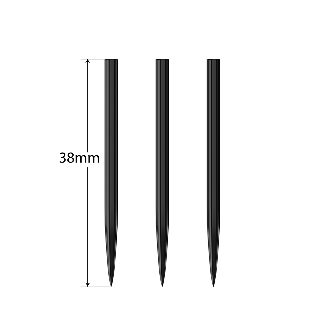 Black Steeltip Points - 38mm