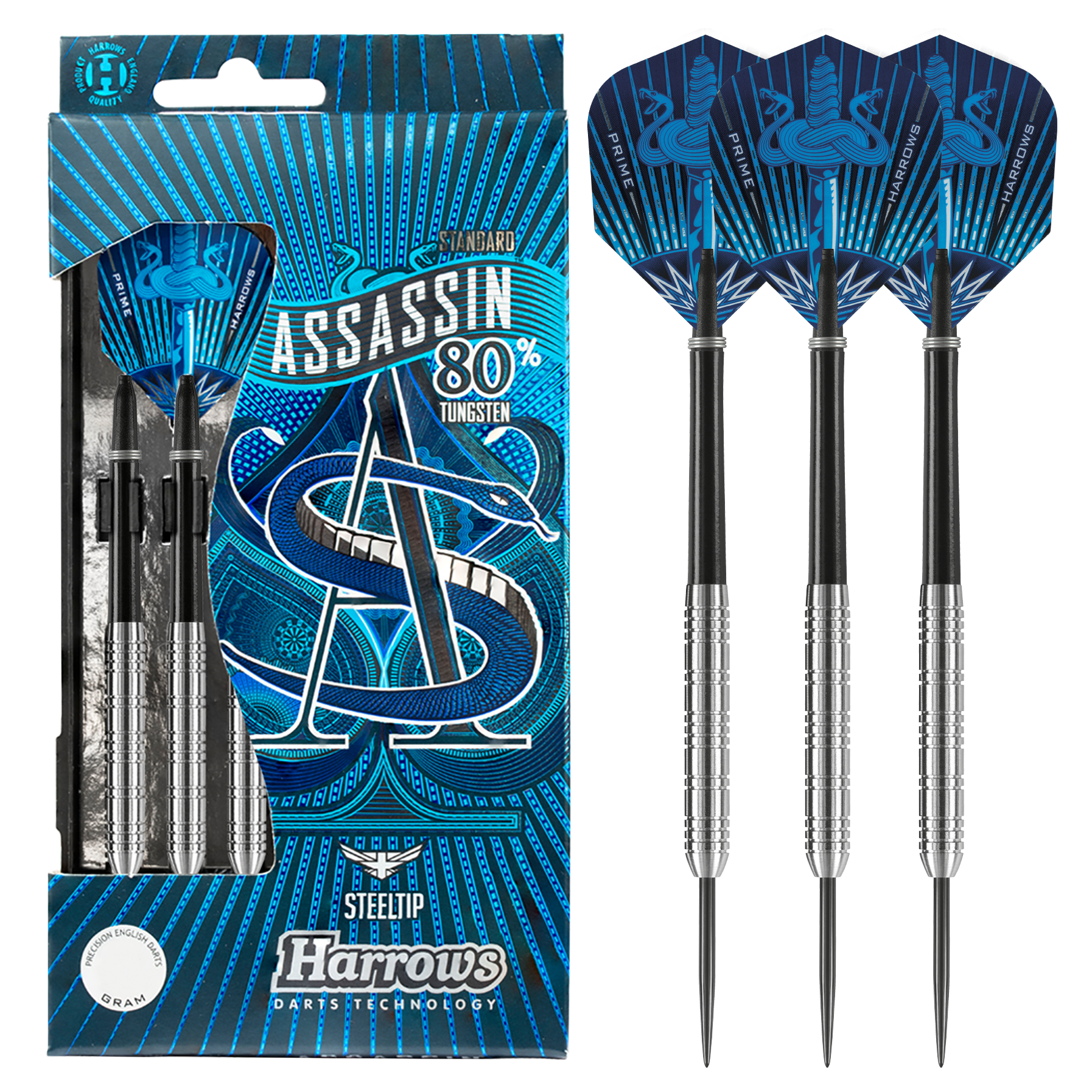 Assassin 80% 18gR Steel Tip Darts