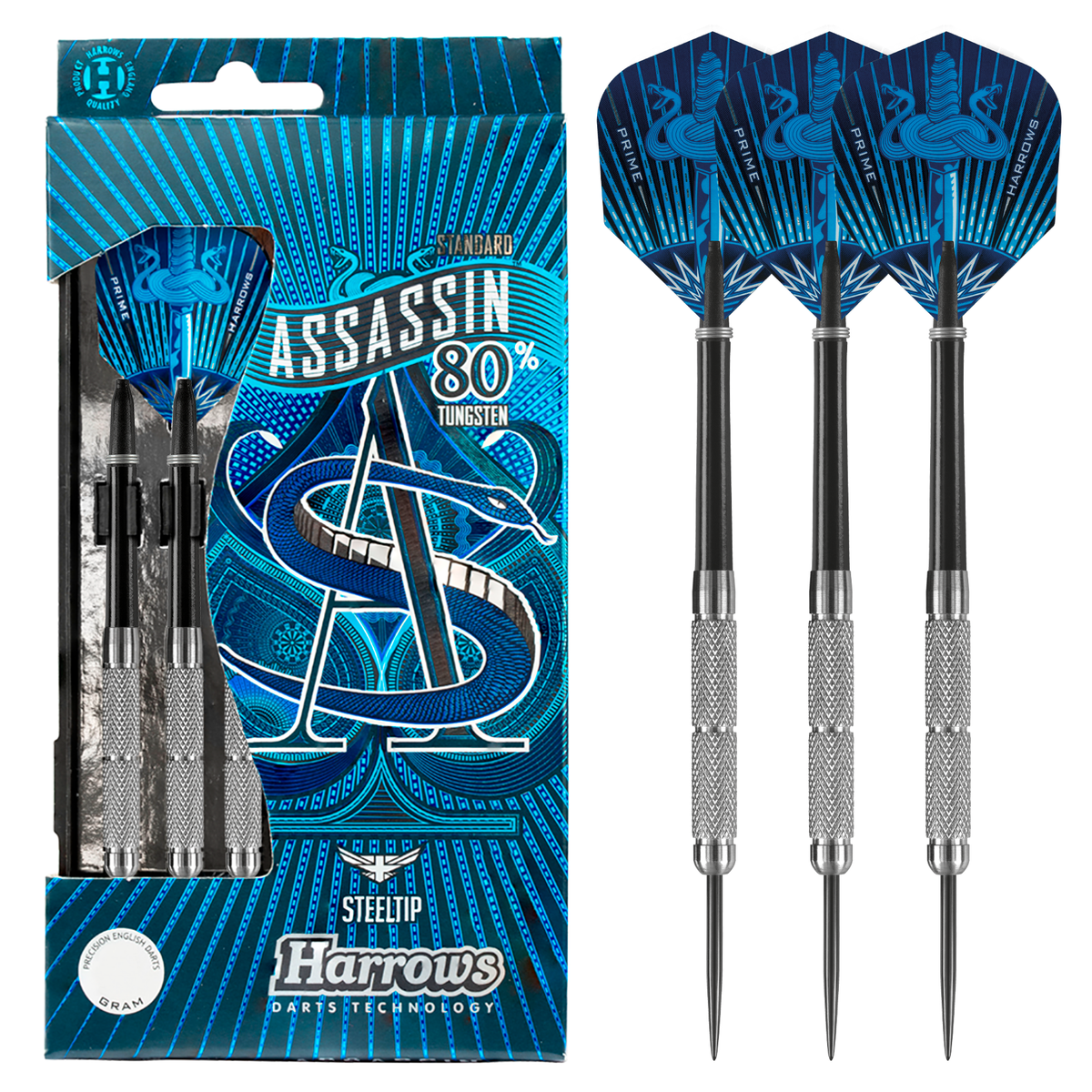 Assassin 80% 19gK Steel Tip Darts