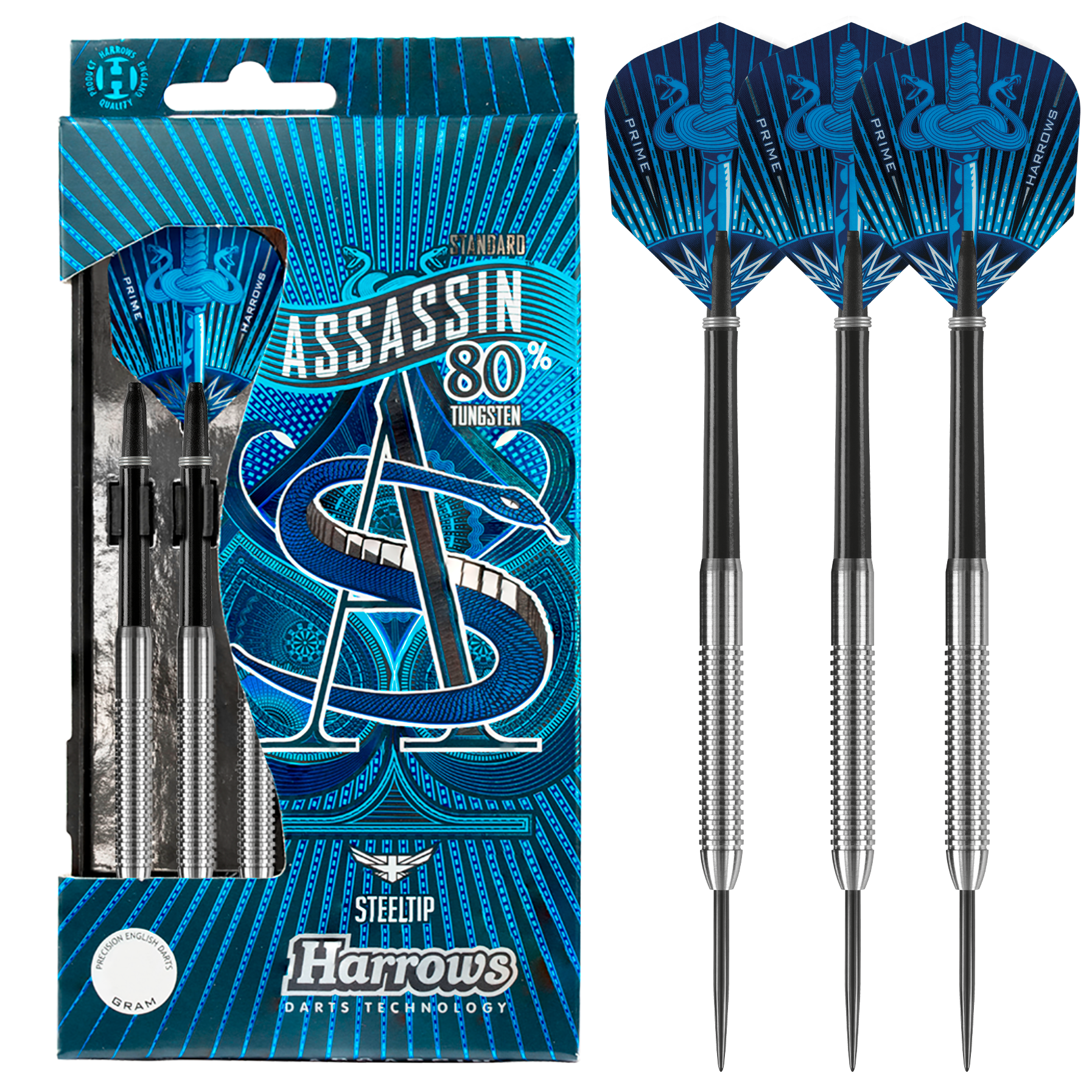 Assassin 80% 21gR Steel Tip Darts