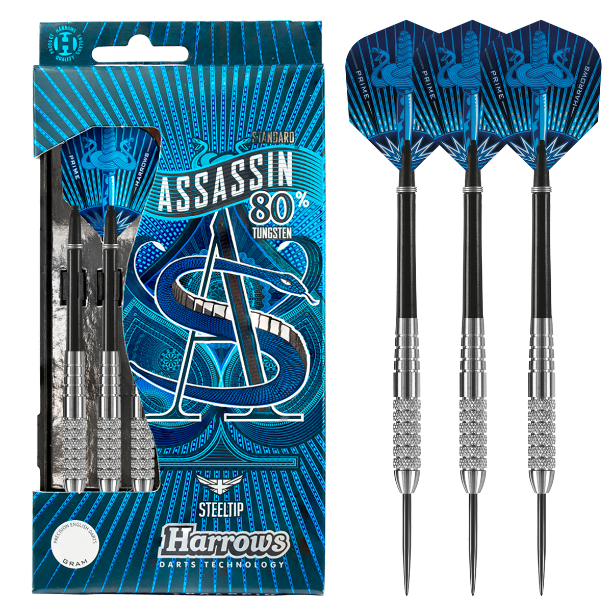 Assassin 80% 24gK Steel Tip Darts