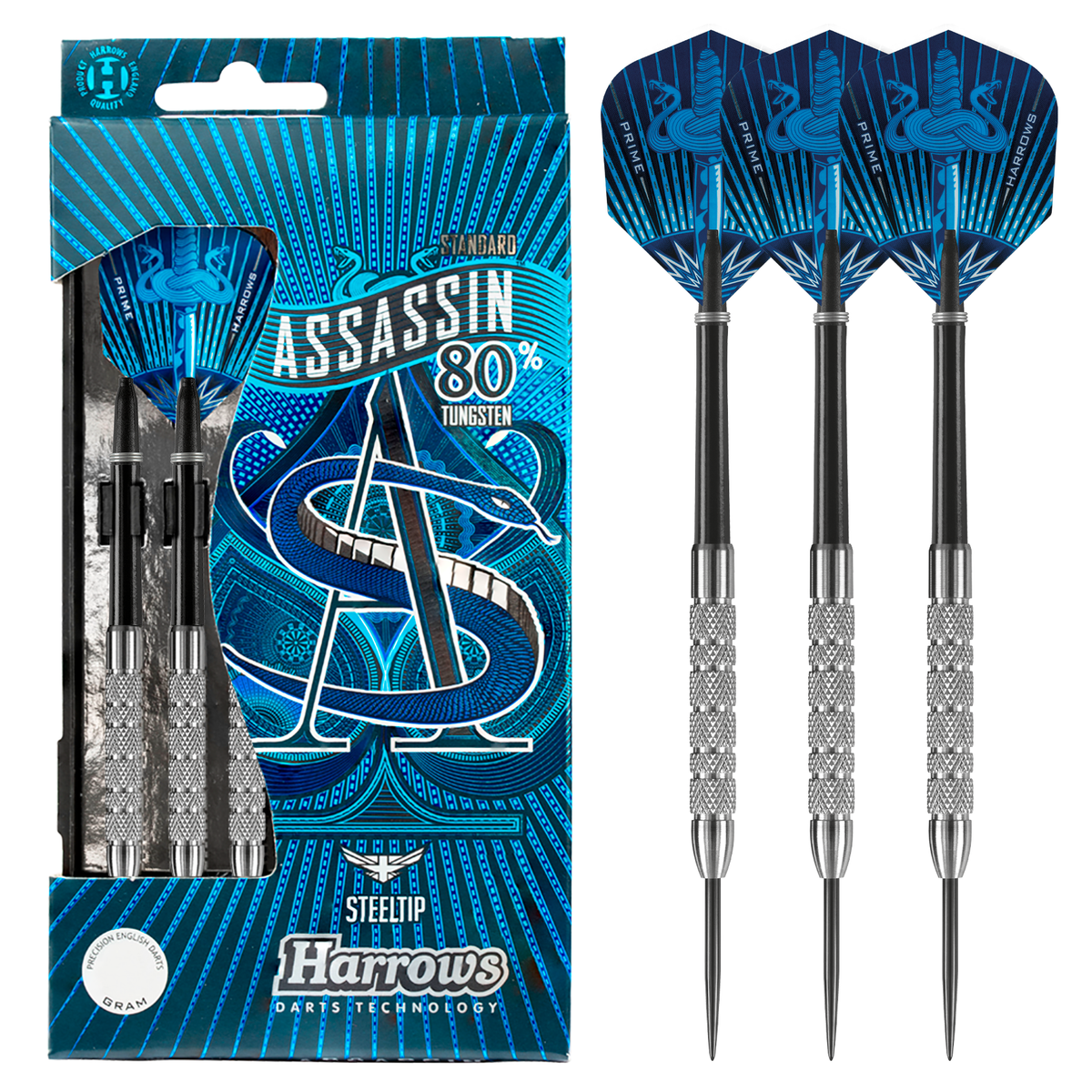 Assassin 80% 22gK Steel Tip Darts