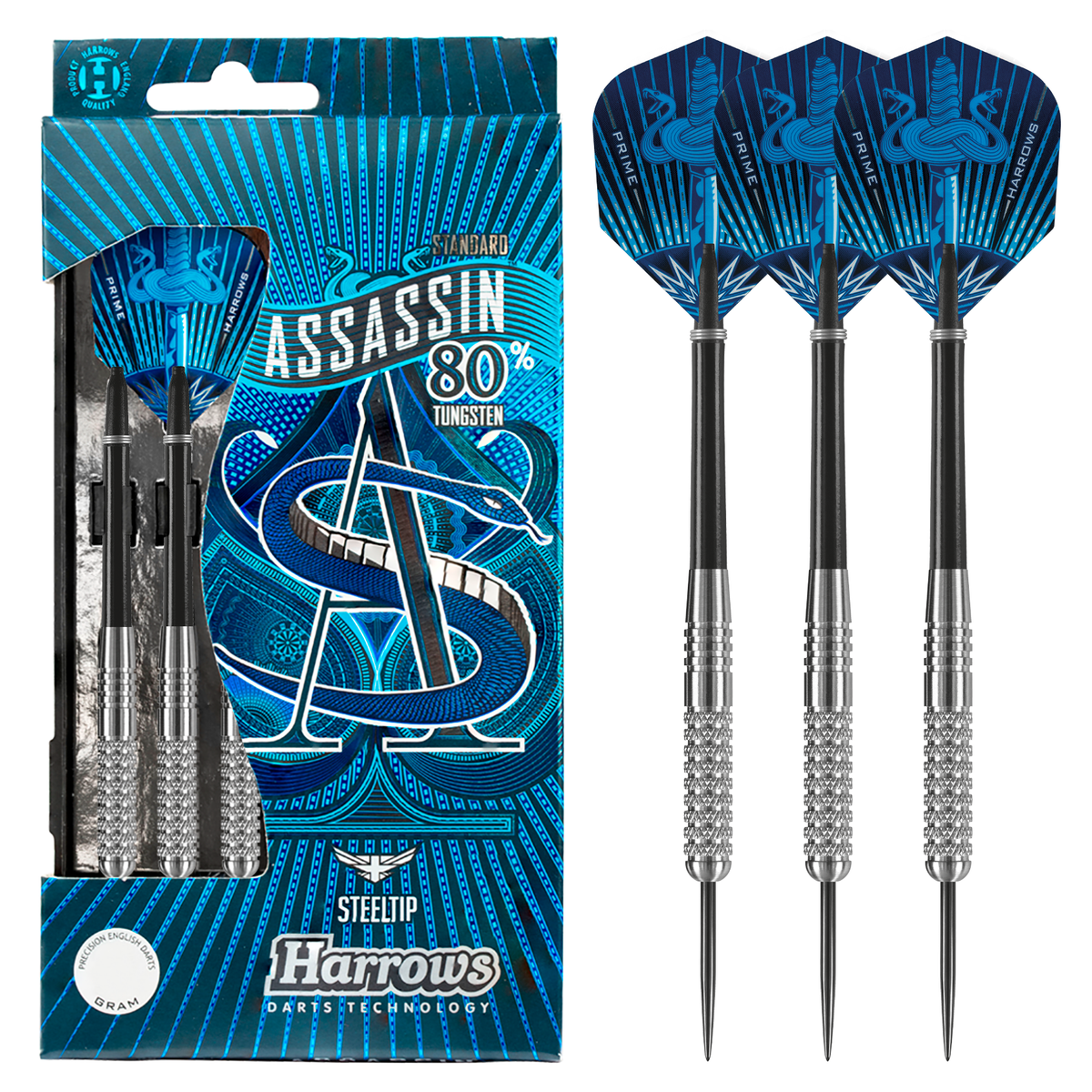 Assassin 80% 25gK Steel Tip Darts