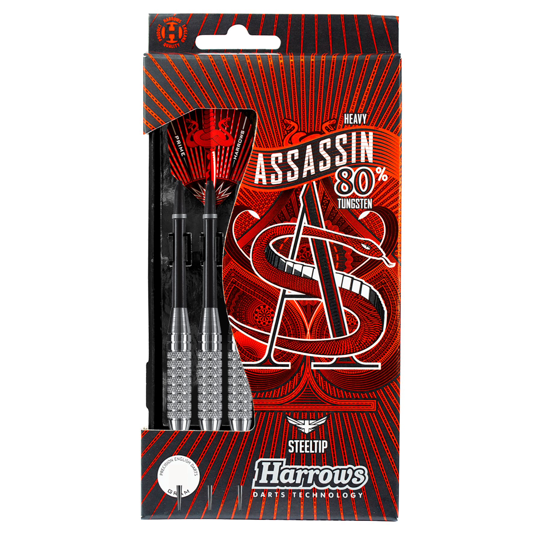 Assassin 80% 38gK Steel Tip Darts