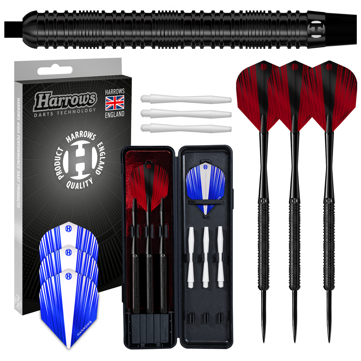 Caliber Black 90% Steel Tip Darts