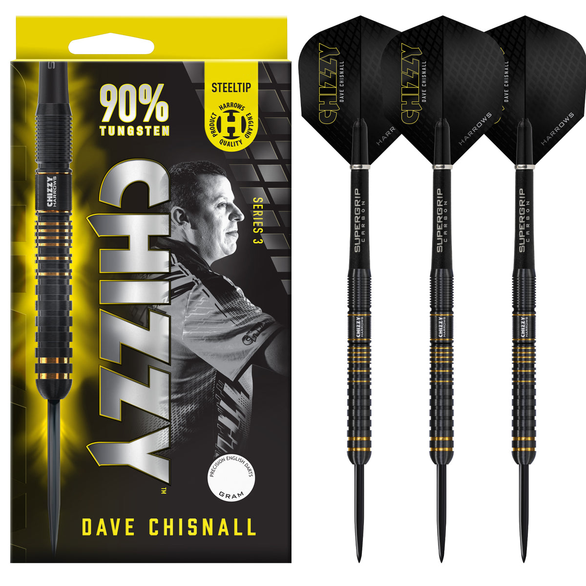 Chizzy 90% Series 3 Steel Tip Darts