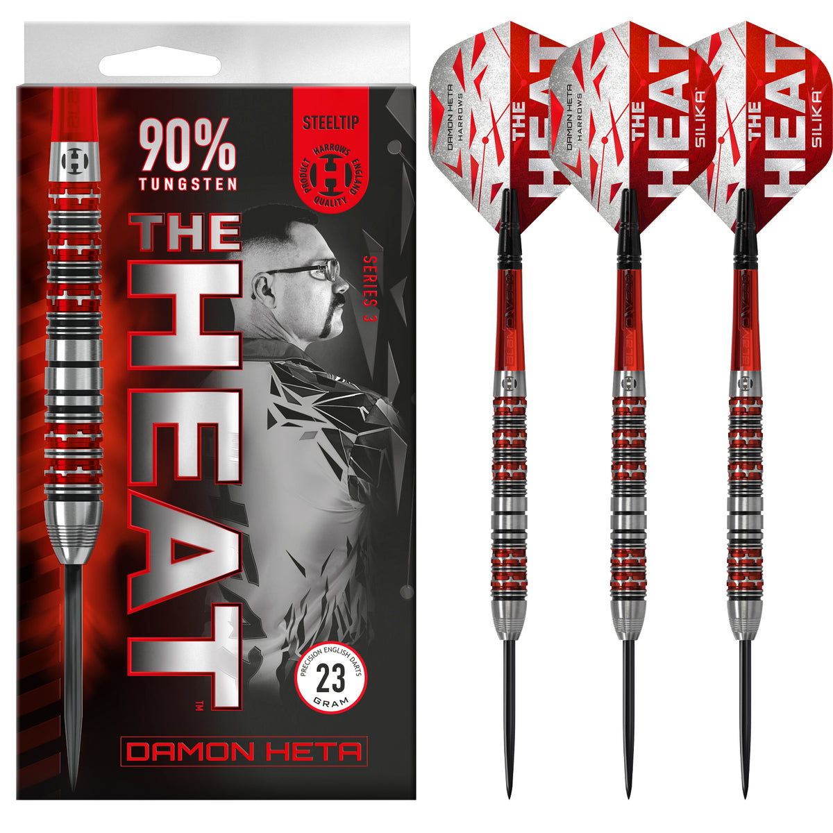 Damon Heta 90% Series 3 Steel Tip Darts