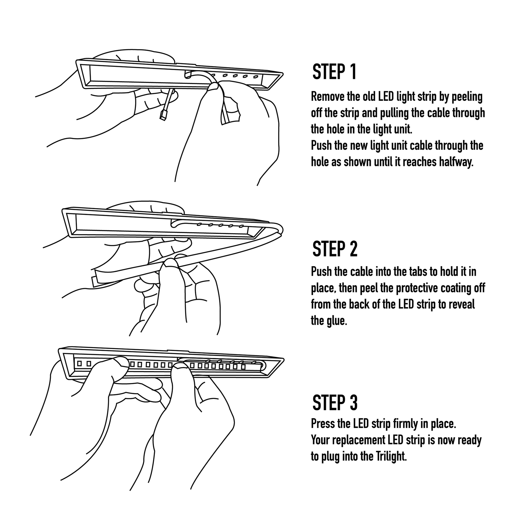 Trilight Replacement LED Strip