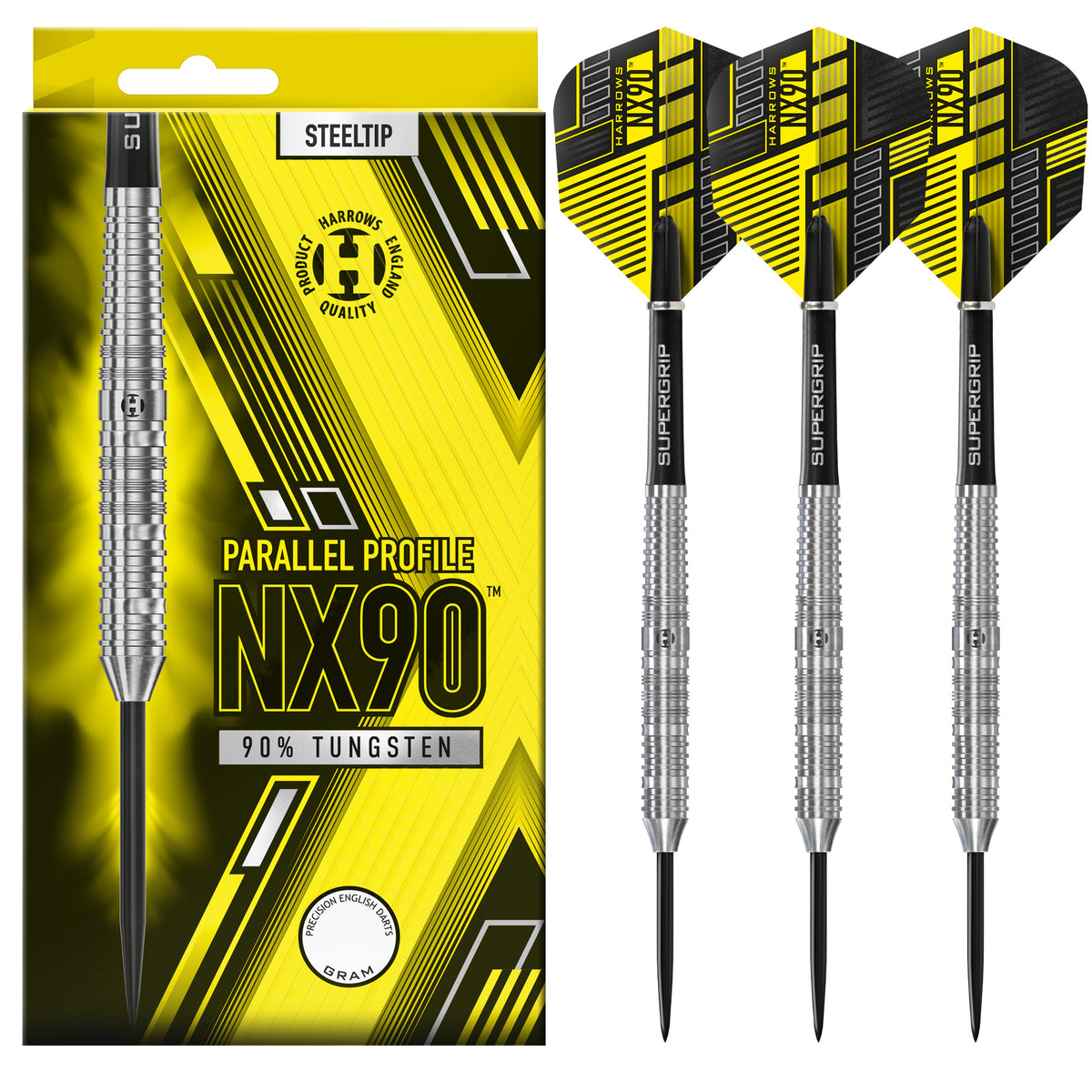 NX90 Parallel 90% Steel Tip Darts