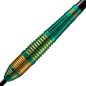 Vivid Brass - Green Steel Tip Darts