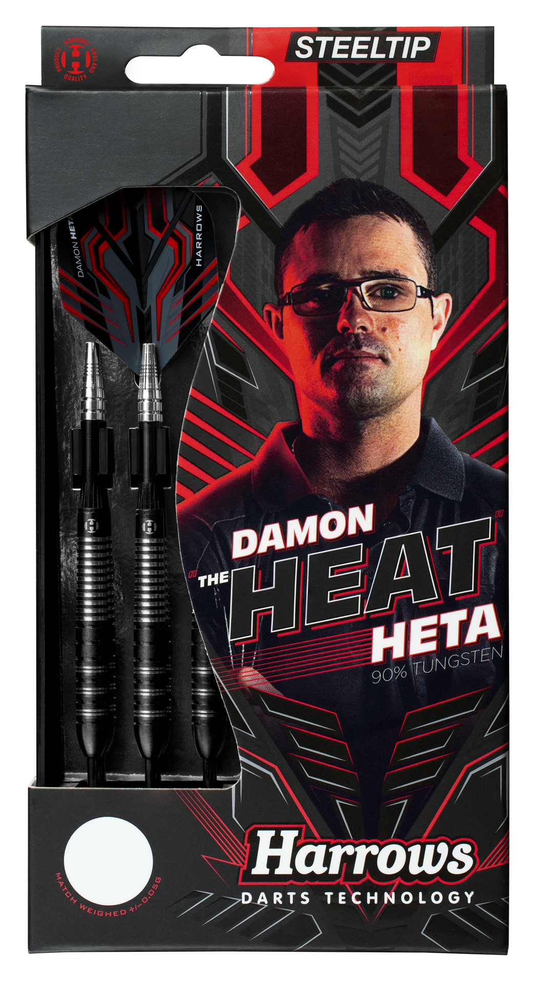Damon Heta 90% Tungsten Steel Tip Darts by Harrows – Double Top Darts